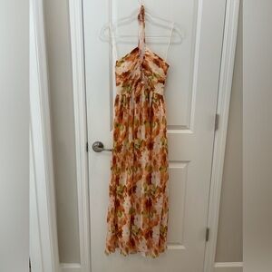 Abercrombie & Fitch floral halter neck dress size small